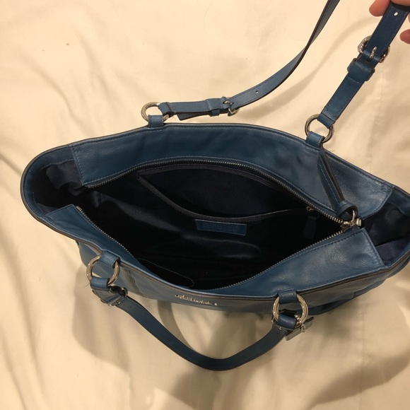 Coach Blue Tote Handbag - Picture 3 of 9